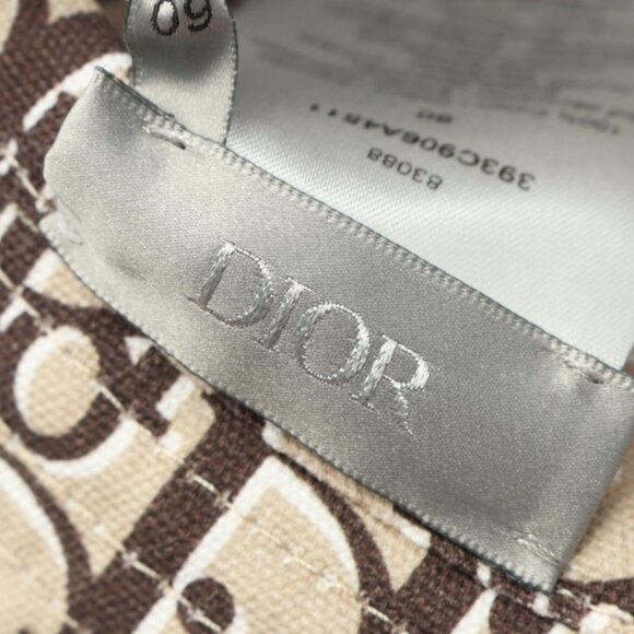 Dior Oblique Reversible Bob Hat Bucket Hat 393 C906 A4511 Beige Other